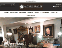 Tablet Screenshot of antiquesandchic.com